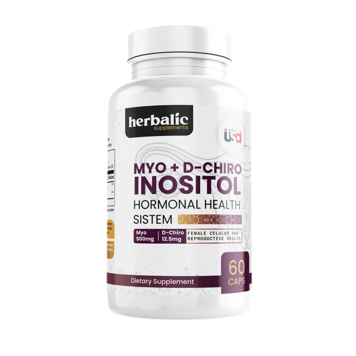Myo D-chiro Inositol 40:1 500mg
