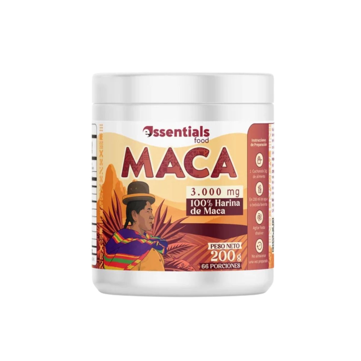 Maca Peruana Roja 3.000 mg